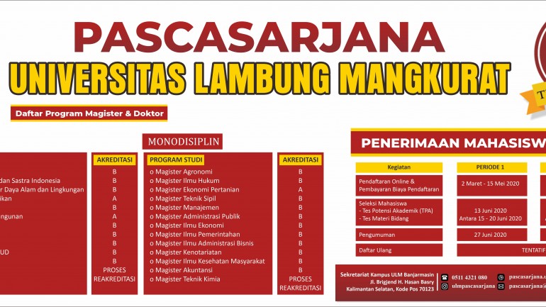 ulm pascasarjana penerimaan